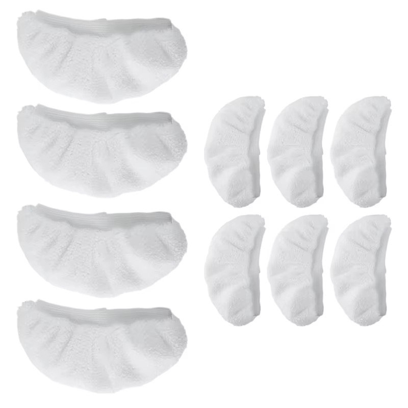 Accessoires pour nettoyeur à vapeur WHYY-10 pièces, tampons de vadrouille à vapeur réutilisables, ac