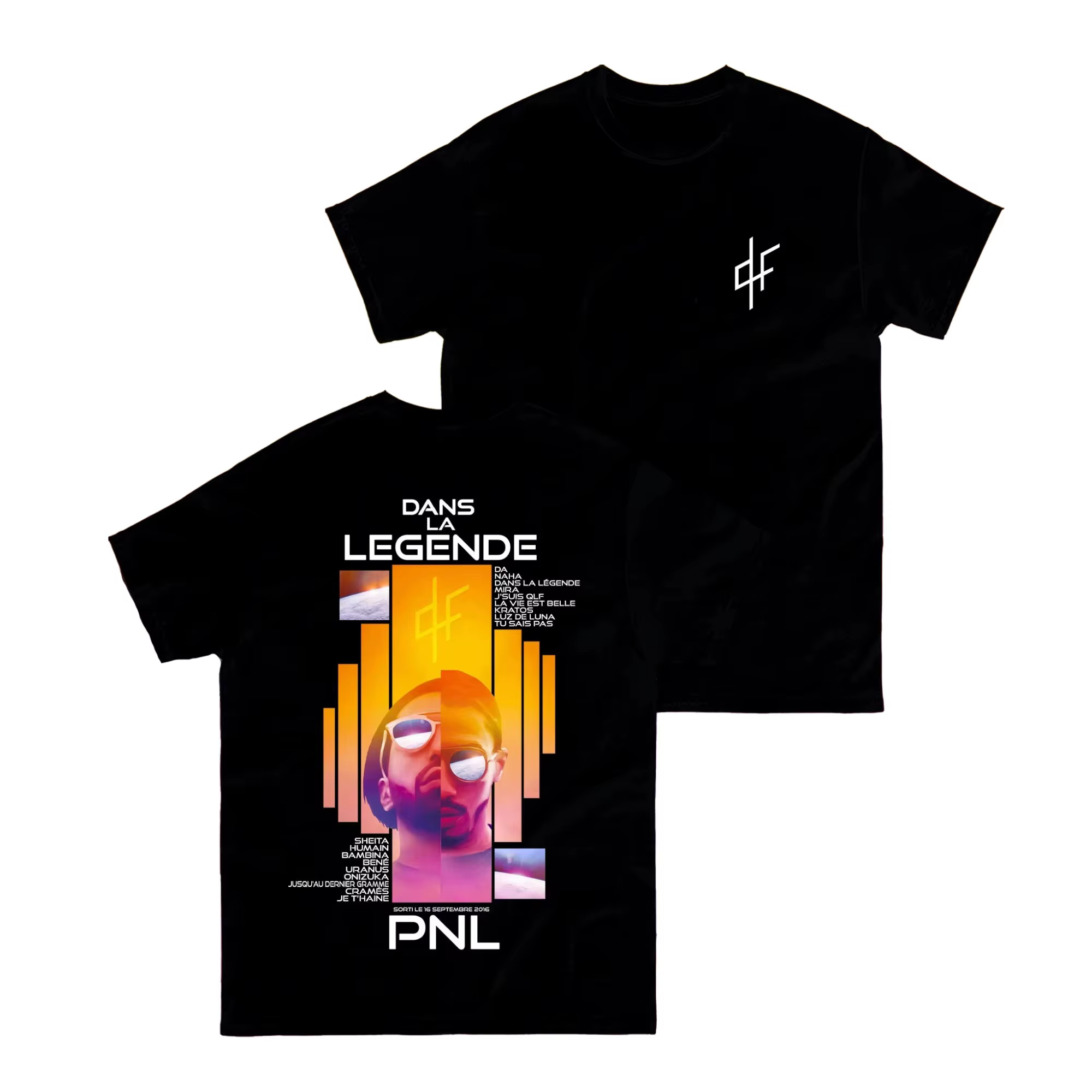 Hommes Le Monde Chico T-shirt PNL Album rappeur français graphique imprimé T-shirt hommes Hip Hop mo