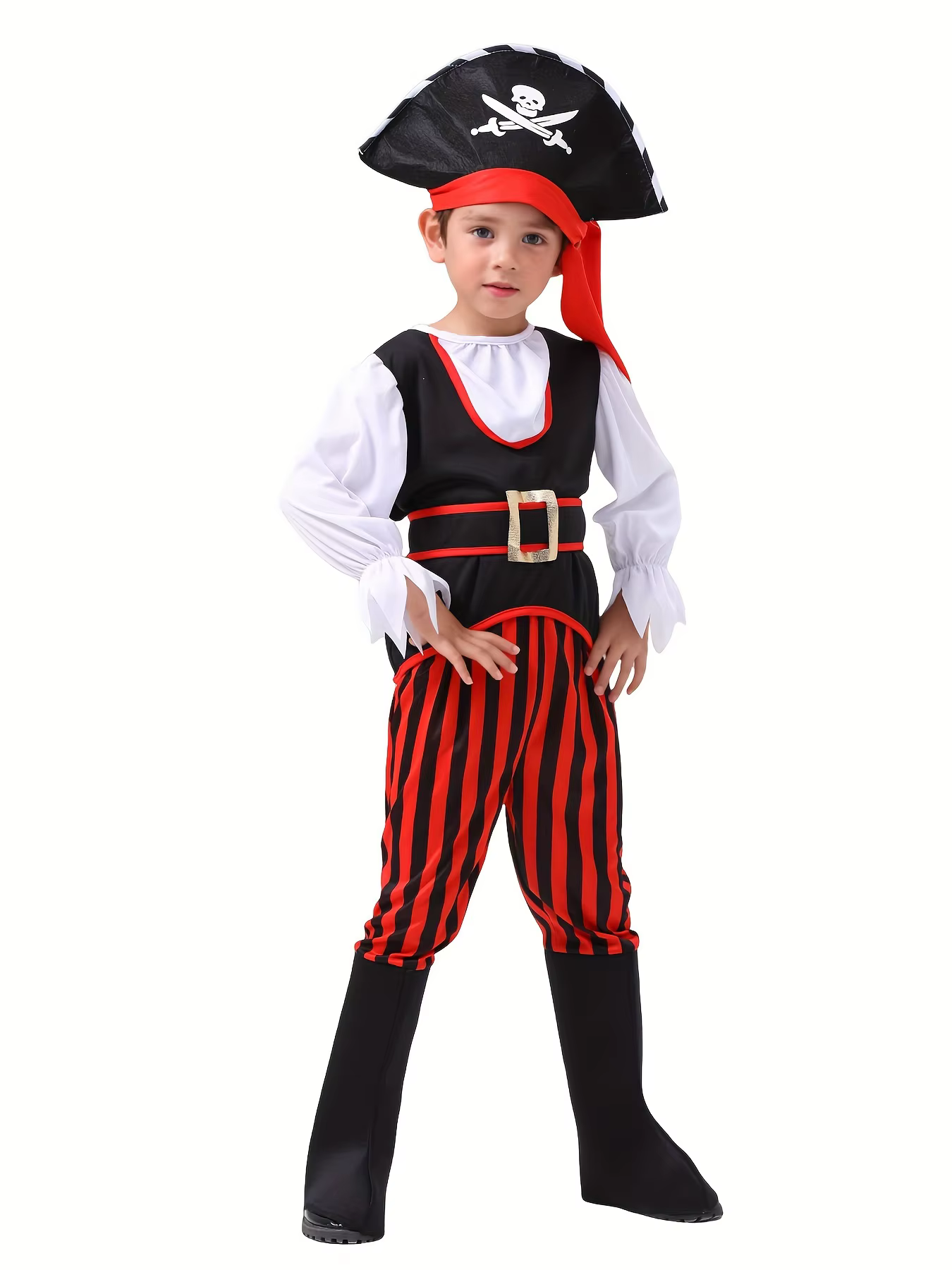 Costume de Pirate pour enfants, vêtements de spectacle sur scène scolaire, Costume de Cosplay d'acti
