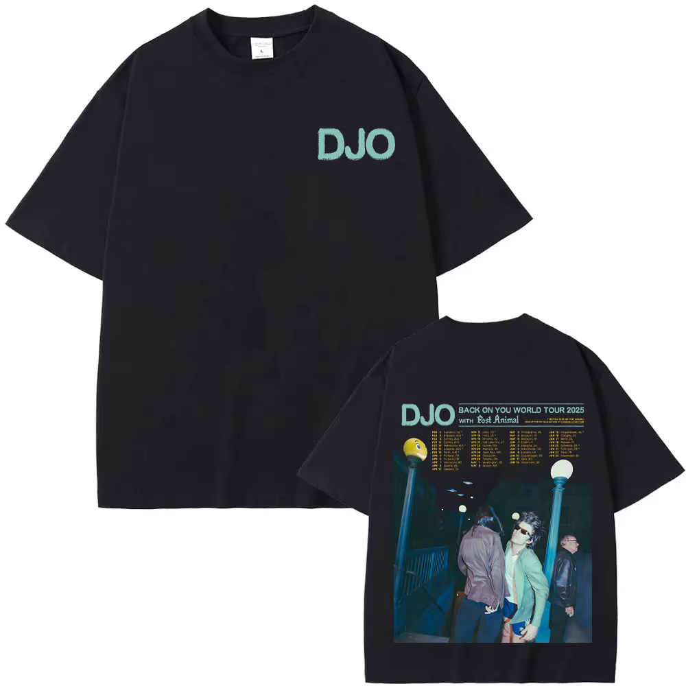 Djo retour sur vous Tour du monde 2025 T-shirts Joe Keery nouveaux Fans cadeau t-shirt unisexe surdi