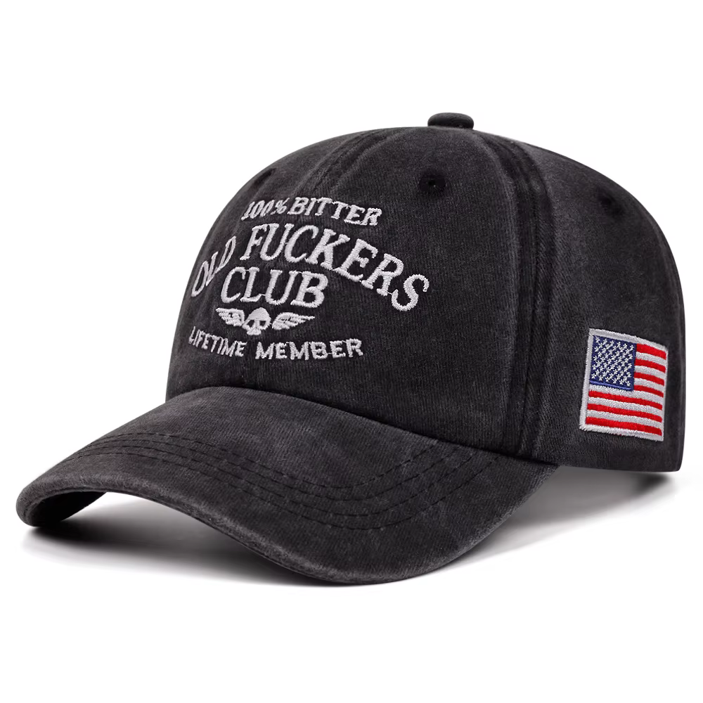 Casquette de baseball délavée OLD CLUB, style rétro décontracté, pour femme et homme, casquette papa