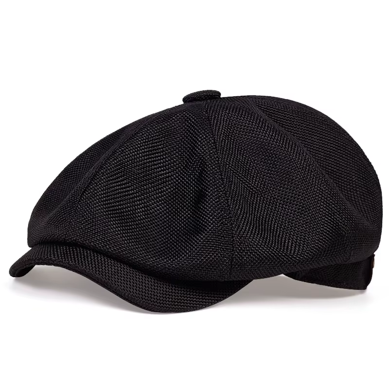 Casquettes de journal rétro pour hommes, chapeaux octogonaux, chapeaux de peintre britannique, béret
