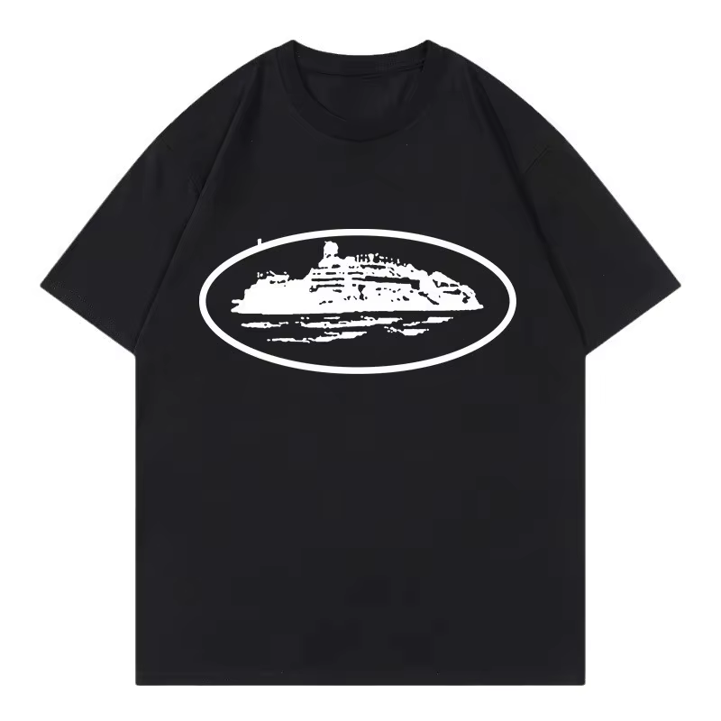 T-shirt classique avec logo de marque Island, 100% coton, t-shirt graphique pour hommes et femmes, s