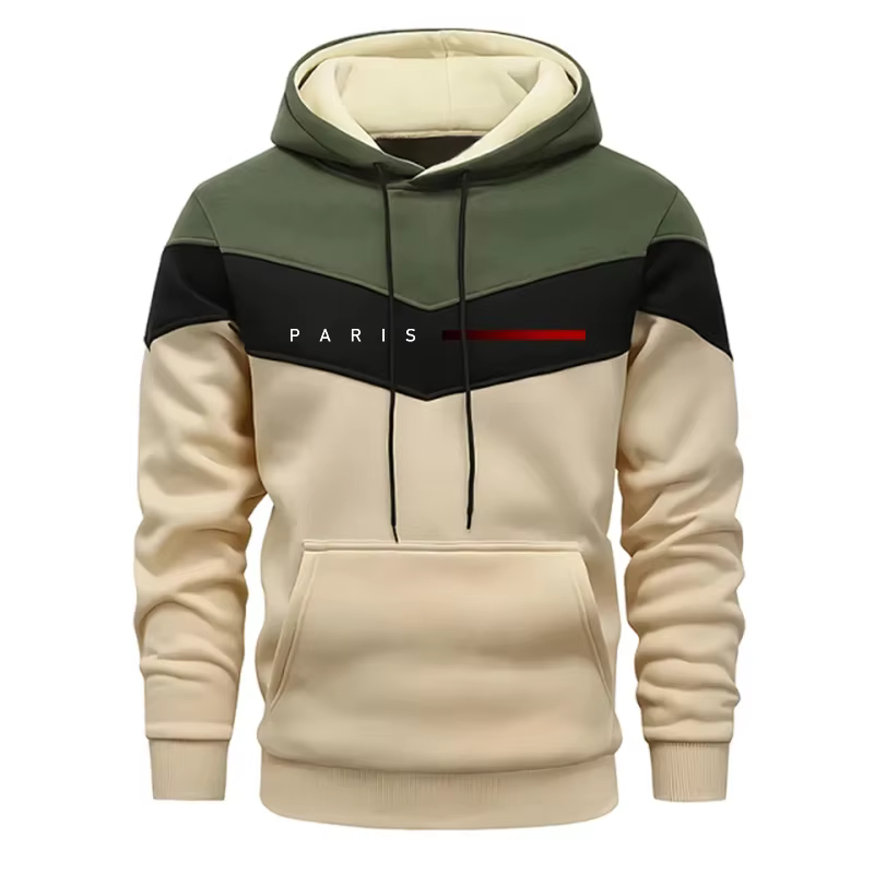 Sweat-shirt tricolore pour hommes, survêtement imprimé, décontracté, Sports de plein air, Jogging, v