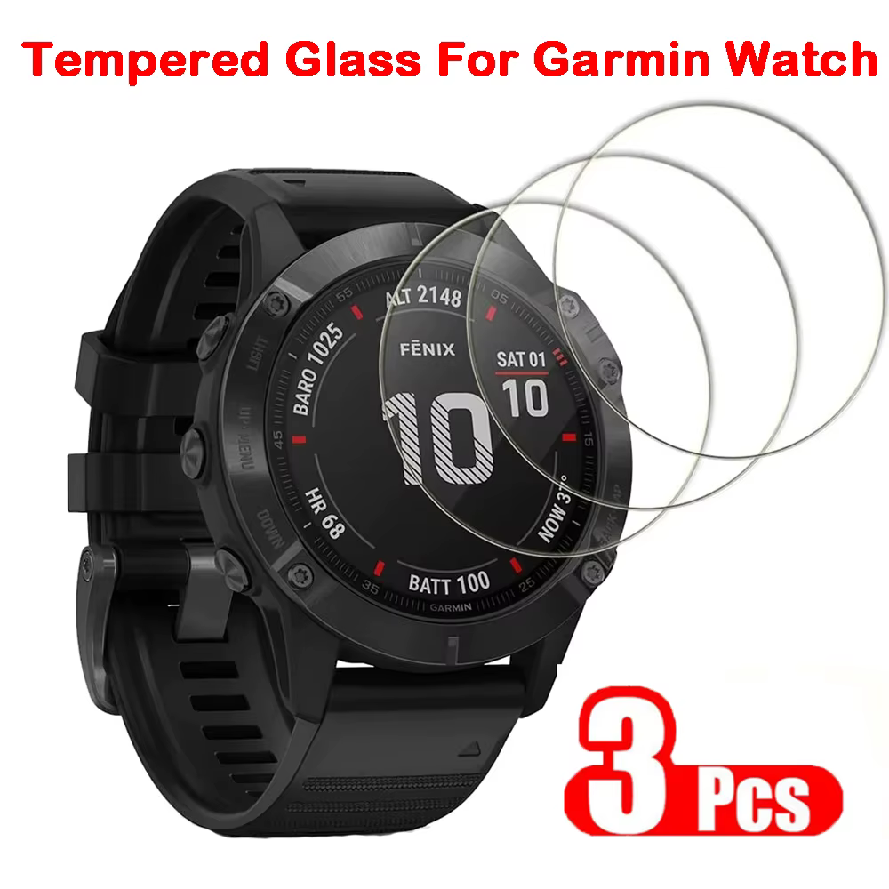 Film protecteur d'écran HD en verre 9H Premium Guatemala, accessoires de montre clairs, Garmin Fenix