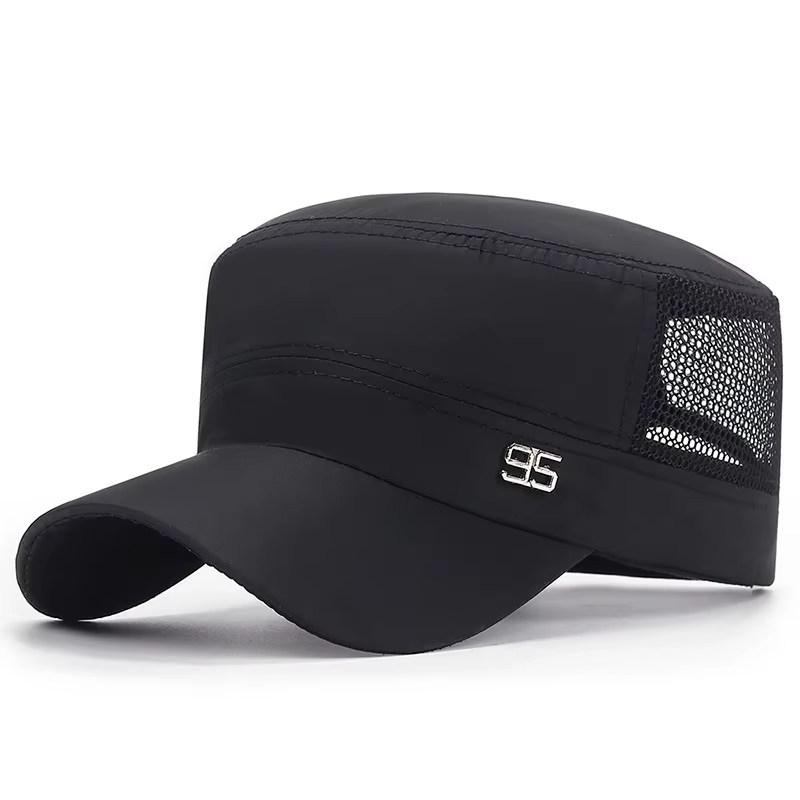 Casquette militaire plate pour hommes, chapeau d'opérabilité pour hommes, pare-soleil extérieur, cha