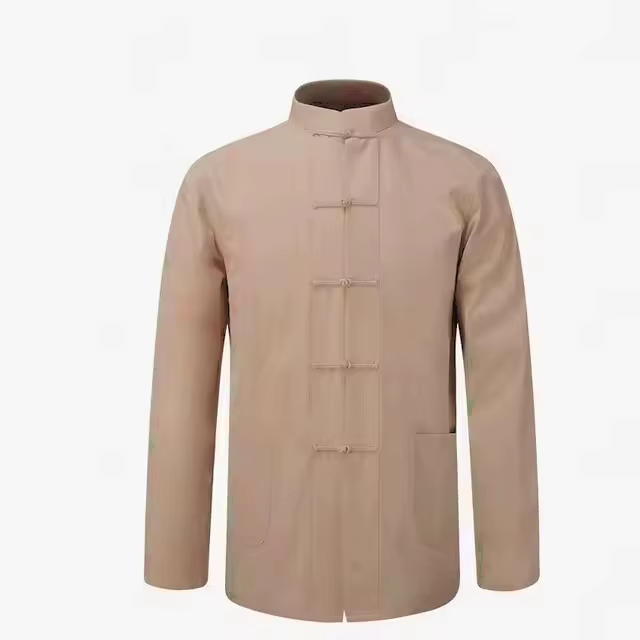 Chemise Traditionnelle Alberoise en Coton pour Homme, Manteau de Kung Fu Tai, Uniforme de Chapelle, 