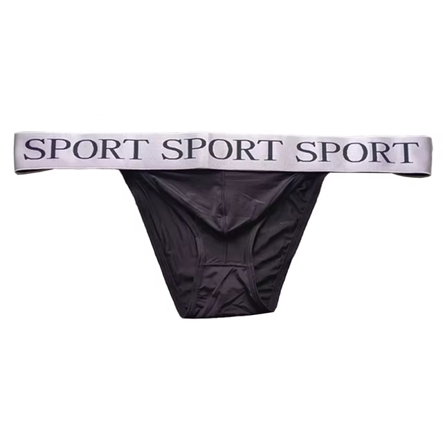 Sissy hommes glace soie doux Bugle pochette slips Sexy sous-vêtements pochette confortable mince res