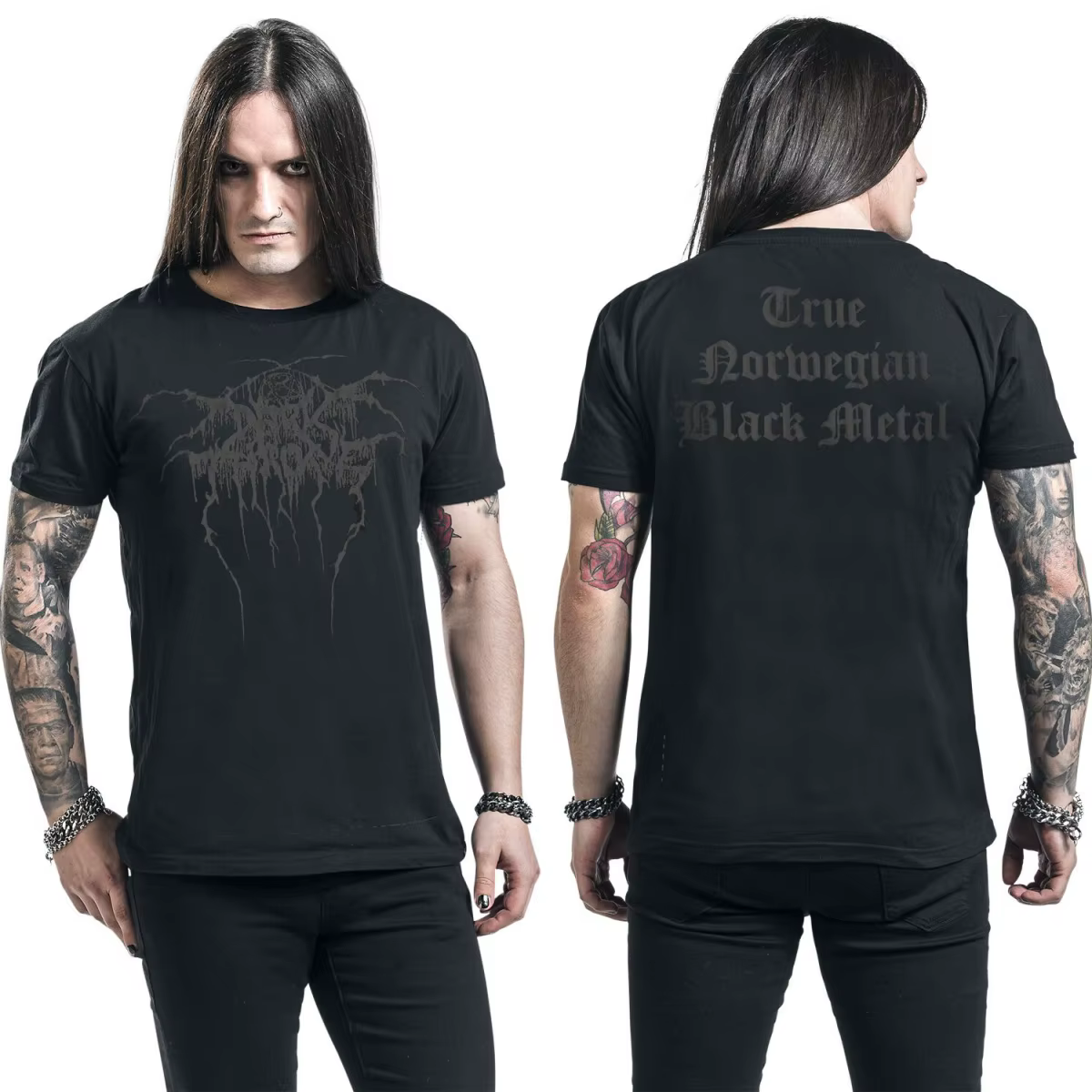Nouveau T-shirt en coton avec motif Darkthrone, unisexe, manches courtes, été, marque de mode, tee-s