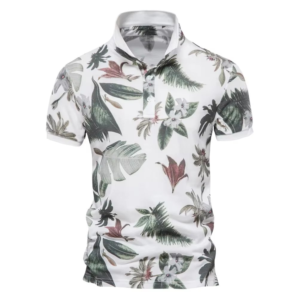 Chemises personnalisables pour hommes à manches courtes qualité décontracté Social hommes T-Shirts é