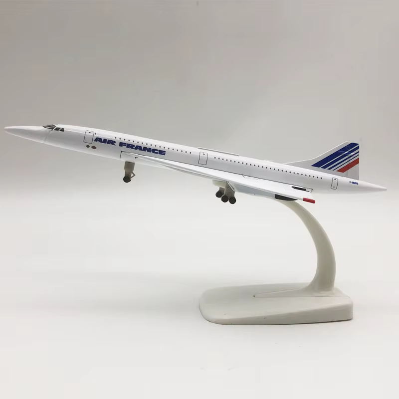 ConULAir France Modèle d'avion de ligne en alliage moulé sous pression, Collection de jouets, Décora