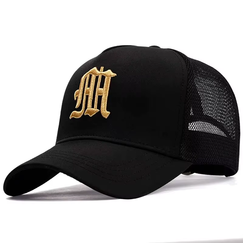 Casquette de Baseball pour hommes, chapeau d'été fin et haut, tendance, grande tête, clôture, maille