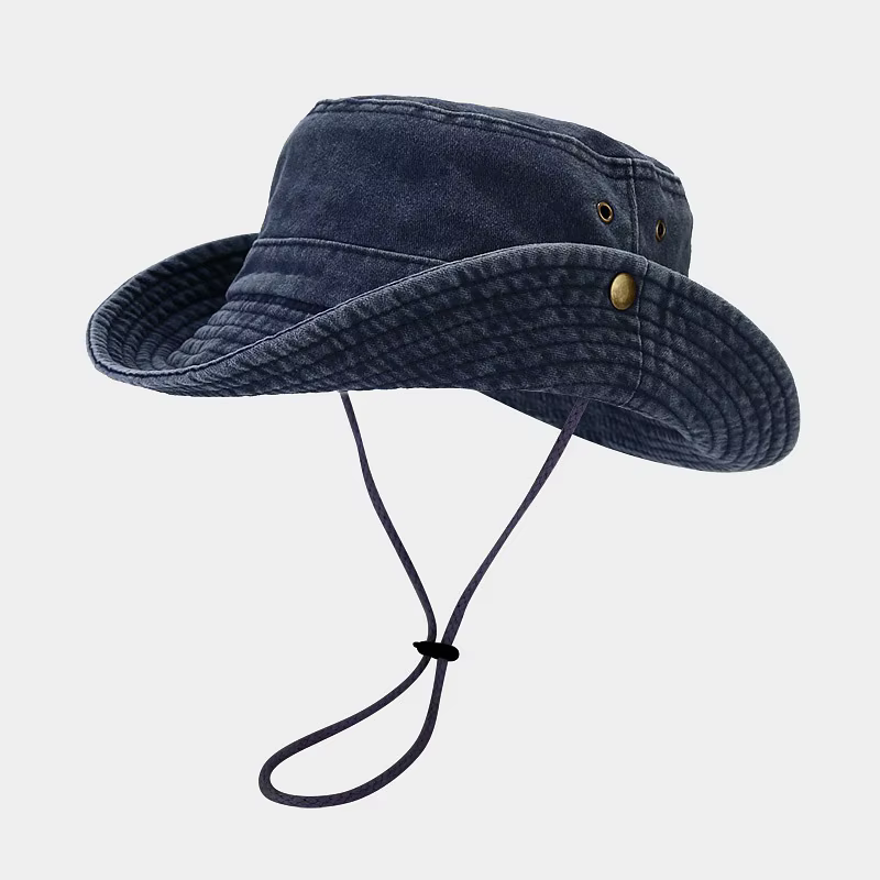 Chapeaux de soleil en coton déFlexà la pierre pour hommes et femmes, chapeau de pêche à large bord, 
