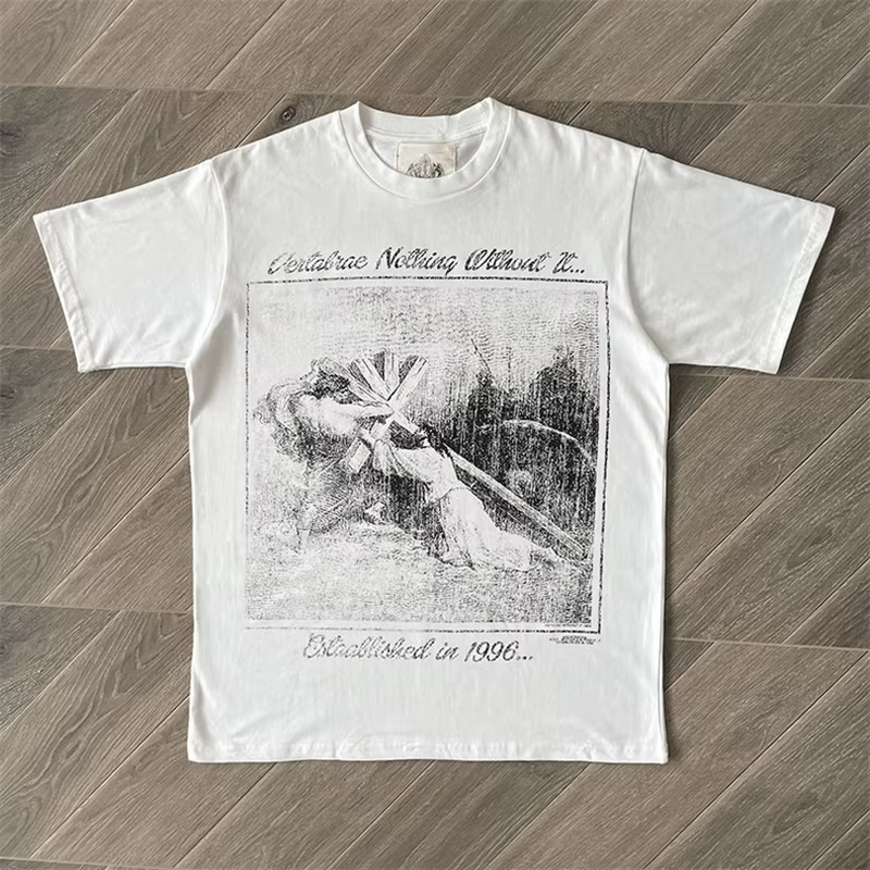 Berger Saint jésus croix impression T-shirt hommes femmes haute qualité T-shirt top t-shirts