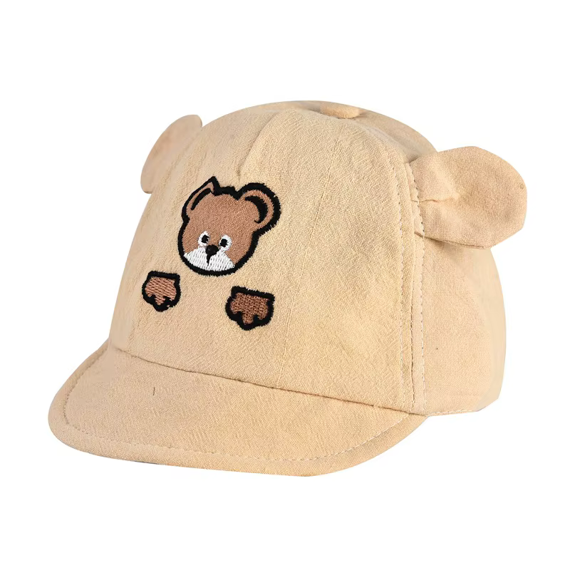 Casquette de Baseball Brodée avec Visière pour Bébés, Garçon, Fille, Chapeau, Coton, Numéro, Mignon,