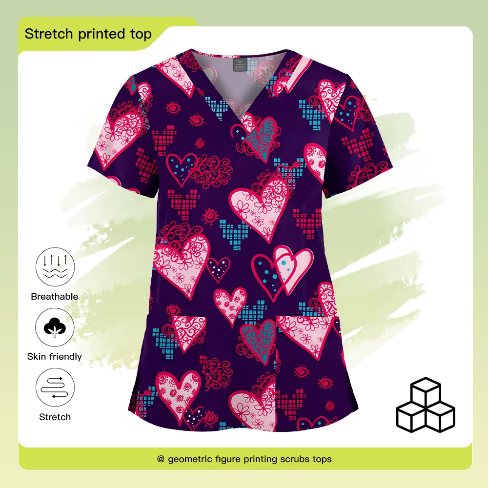 Uniformes de travail vétérinaires de clinique pour animaux de compagnie, accessoires d'infirmière po