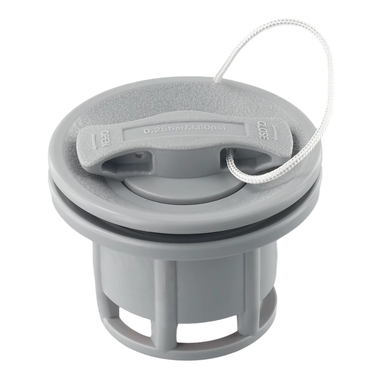 Valve d'air pour Lay Z Spa, 1 pièce, huit trous, gris, PVC haute pression, adapté aux kayaks, facile