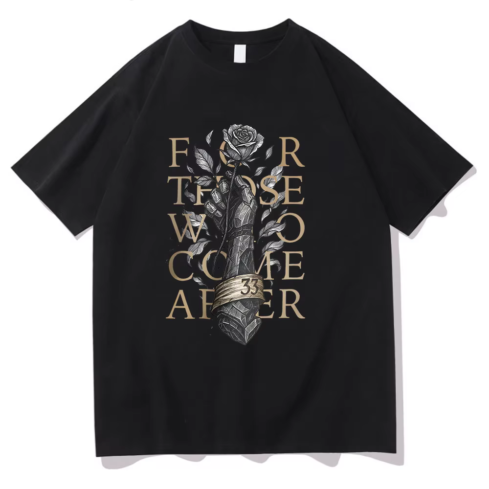 Clair Obscur Epedition 33 Gamer T-shirt femmes hommes mode à manches courtes T-shirt expédition 33 d