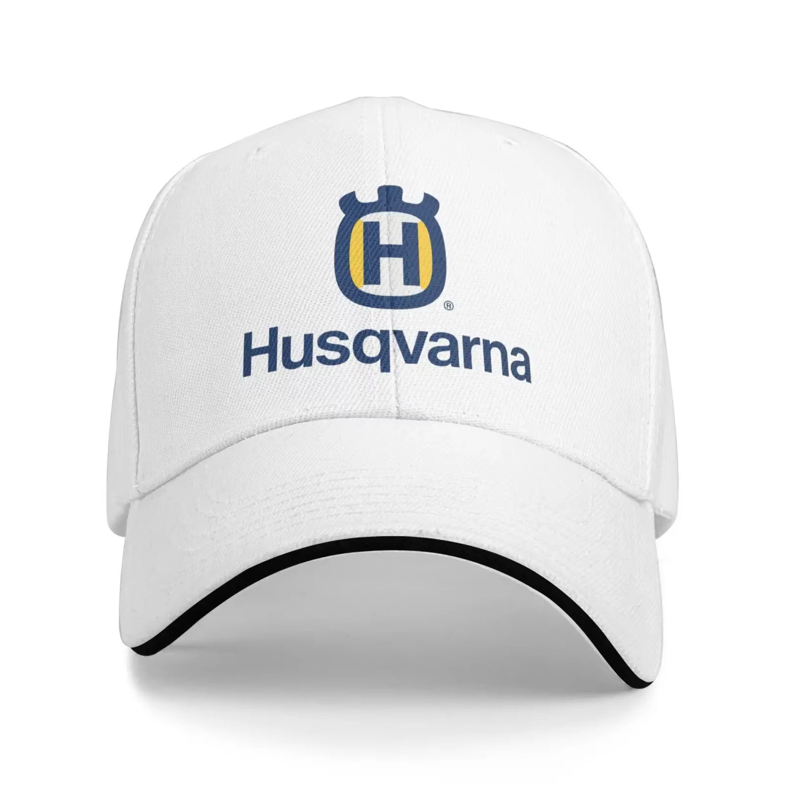 Casquettes de baseball imprimées Husqvarna unisexe réglables, style sandwich vintage, pour l'extérie