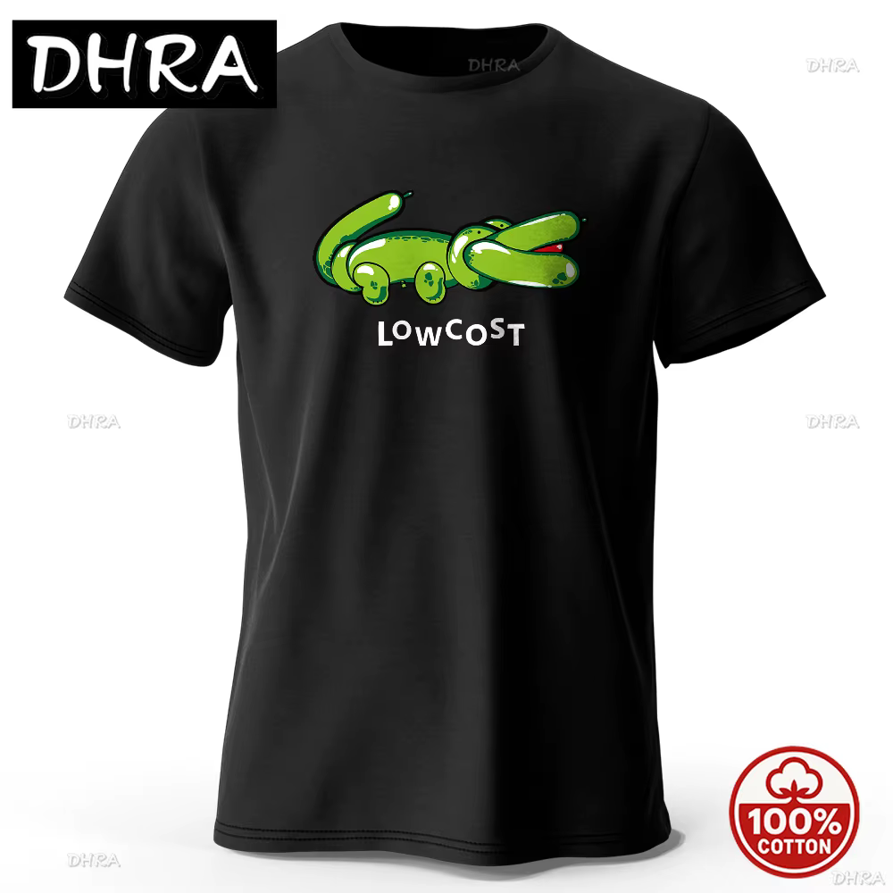 Nouveau style hommes blague le bas coût imprimé T-Shirt 100% coton surdimensionné drôle graphique t-