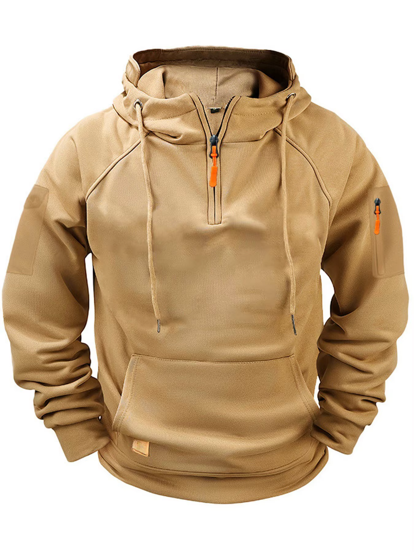 Sweat-shirt à capuche zippé à manches longues pour homme – Nouvelle collection décontractée pour l'e