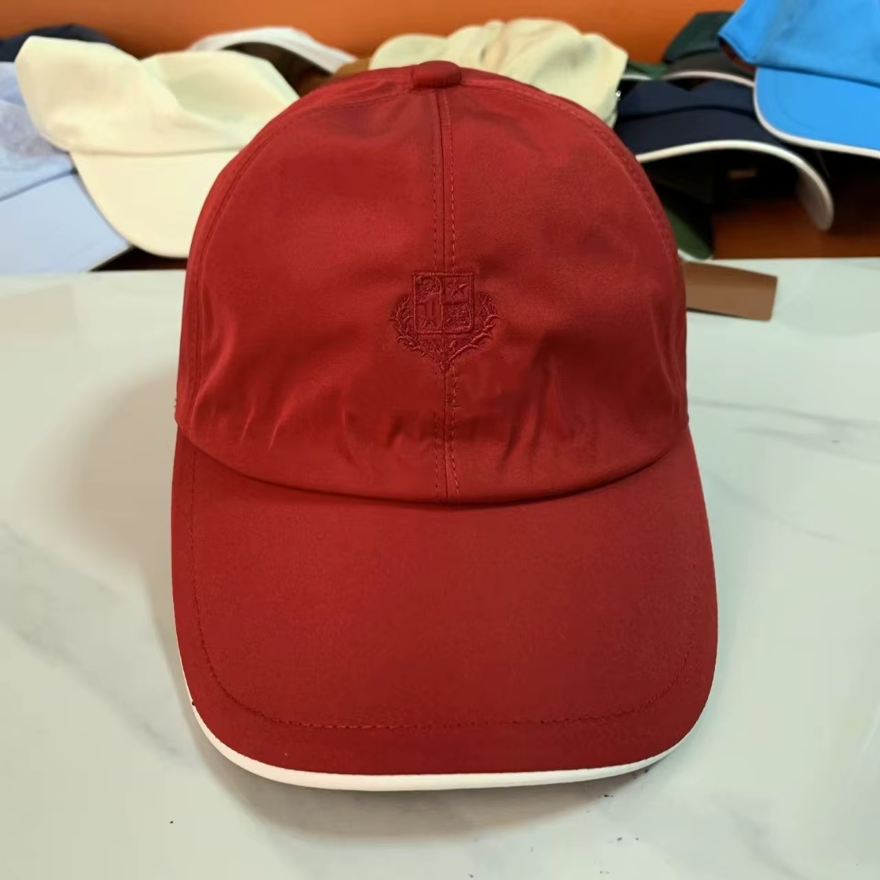 Casquette de baseball unisexe tendance avec visière souple, broderie de lettres, respirante et confo