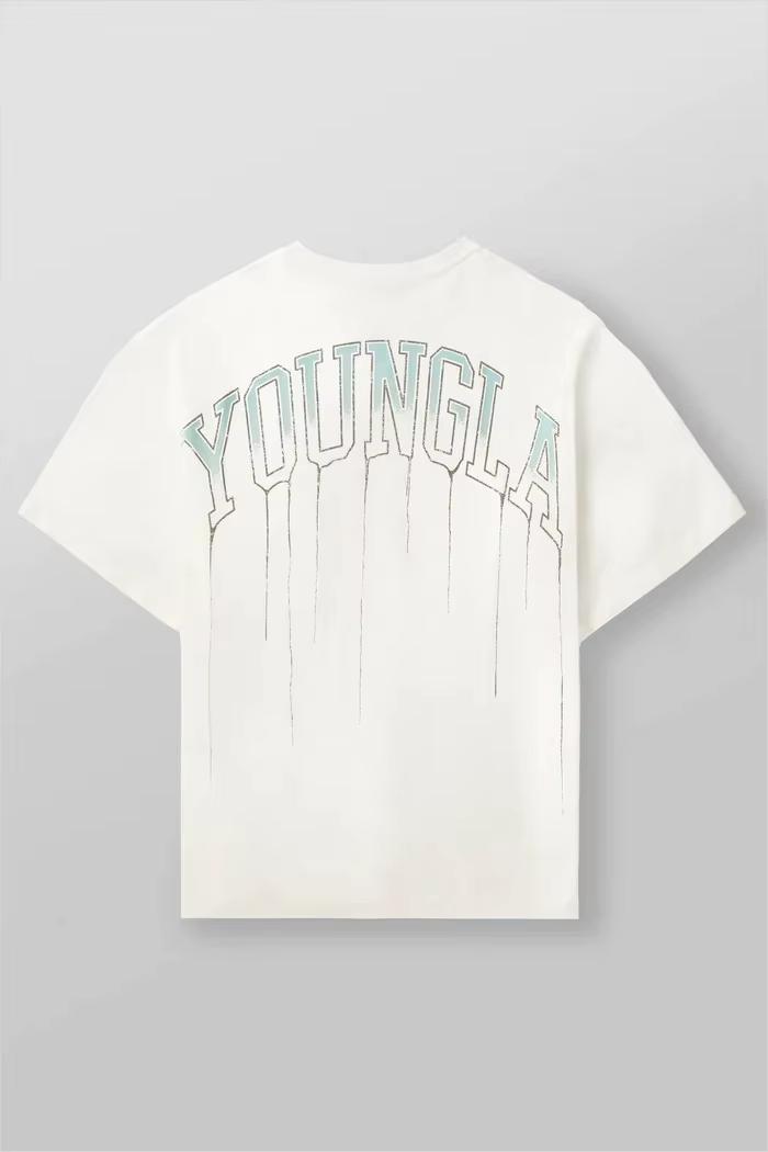 T-shirt oversize pour homme et femme, en coton, col rond, manches courtes, décontracté, assorti à to