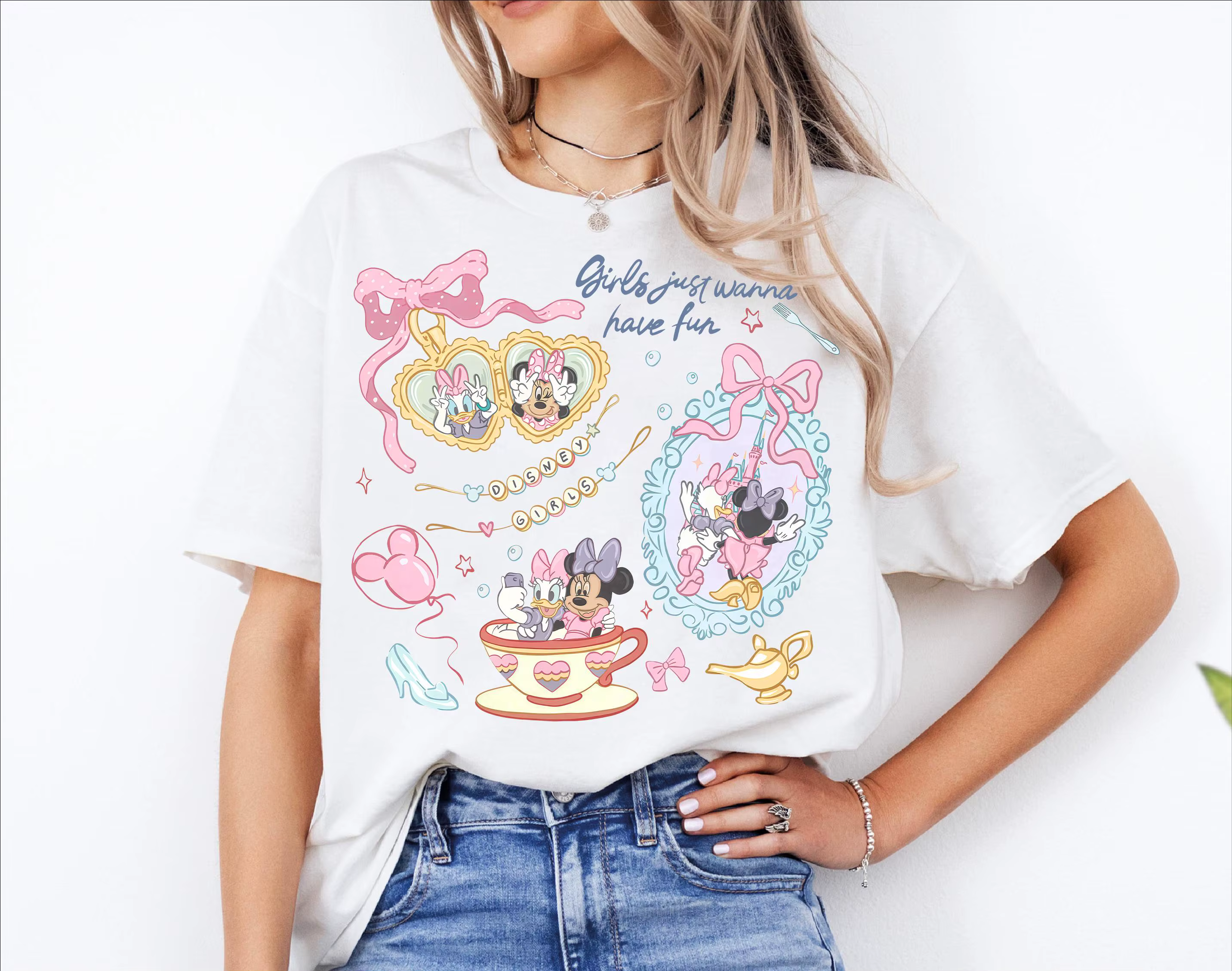T-shirts Disney Minnie et Daisy, T-shirt Disney Park Girls' Journey, T-shirt Best Friend Disney Minn