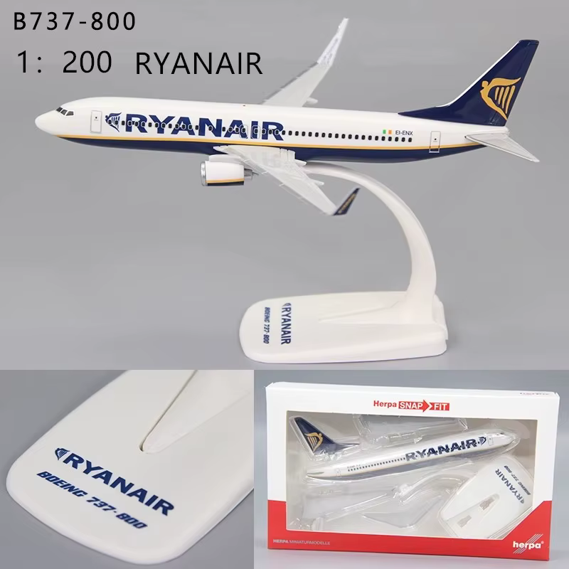 Modèle 1:200/Lufthansa/DELTA/ETHIOPIAN/QATAR/IBERIA/Émirats/RYANAIR, assemblage d'avion, affichage d