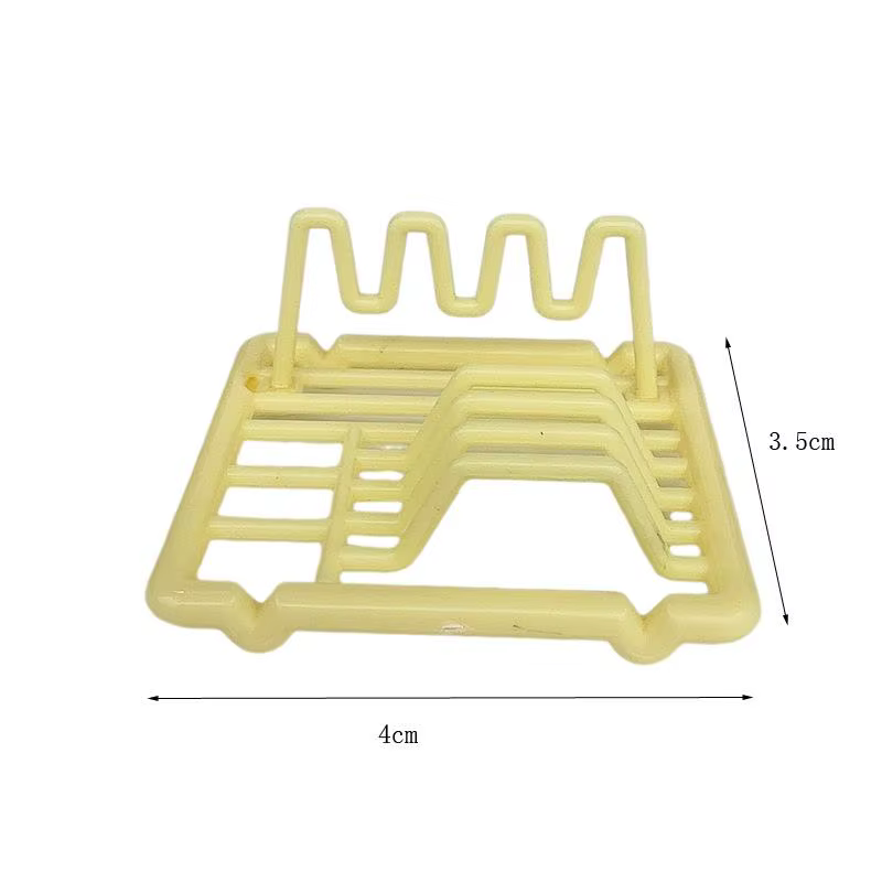 Accessoires de cuisine pour maison de poupée, modèle de support à vaisselle Miniature 1:12 pour Micr