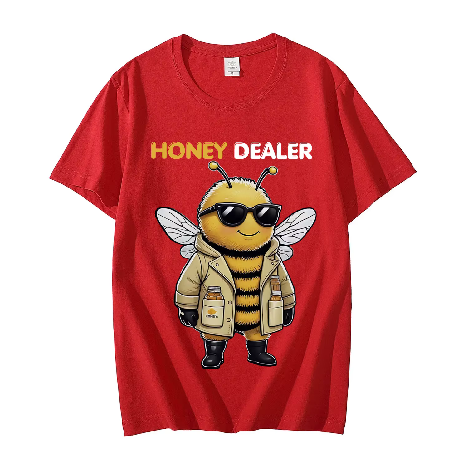 T-shirt humoristique avec motif abeille pour hommes et femmes, vêtements Y2k, T-shirt d'été décontra