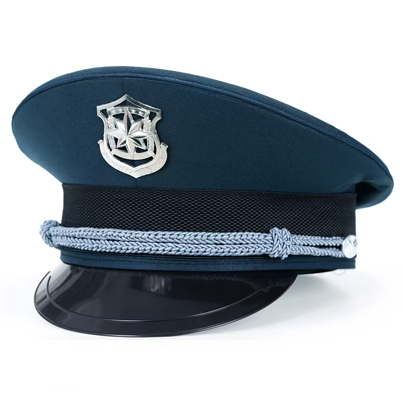 Chapeau de garde de sécurité à grand bord, nouveau Style, accessoire uniforme de gestion de propriét