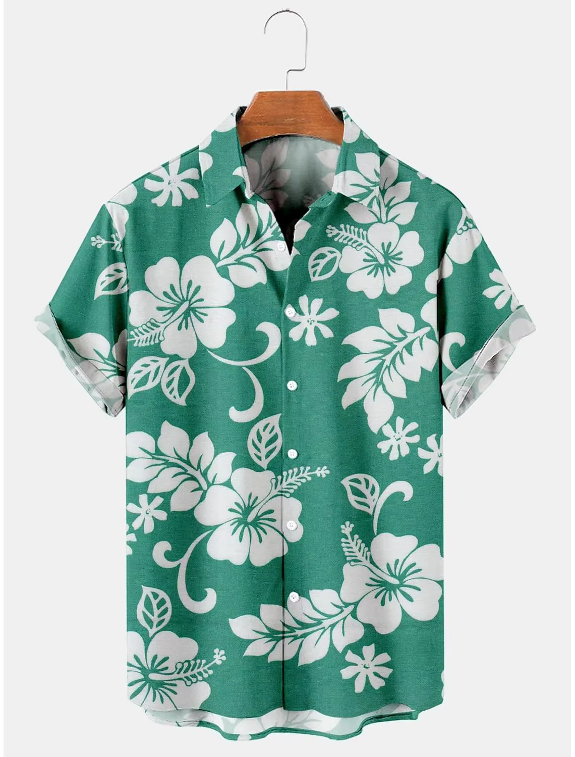 Chemises hawaïennes pour hommes, graphique floral Aloha, couverture florale, impression 3D, rue quot