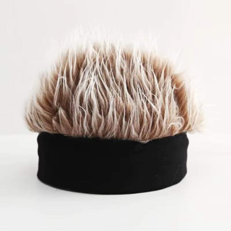 Perruque créative chapeau drôle cheveux courts casquettes pour femmes hommes nouveauté rue Hip Hop b