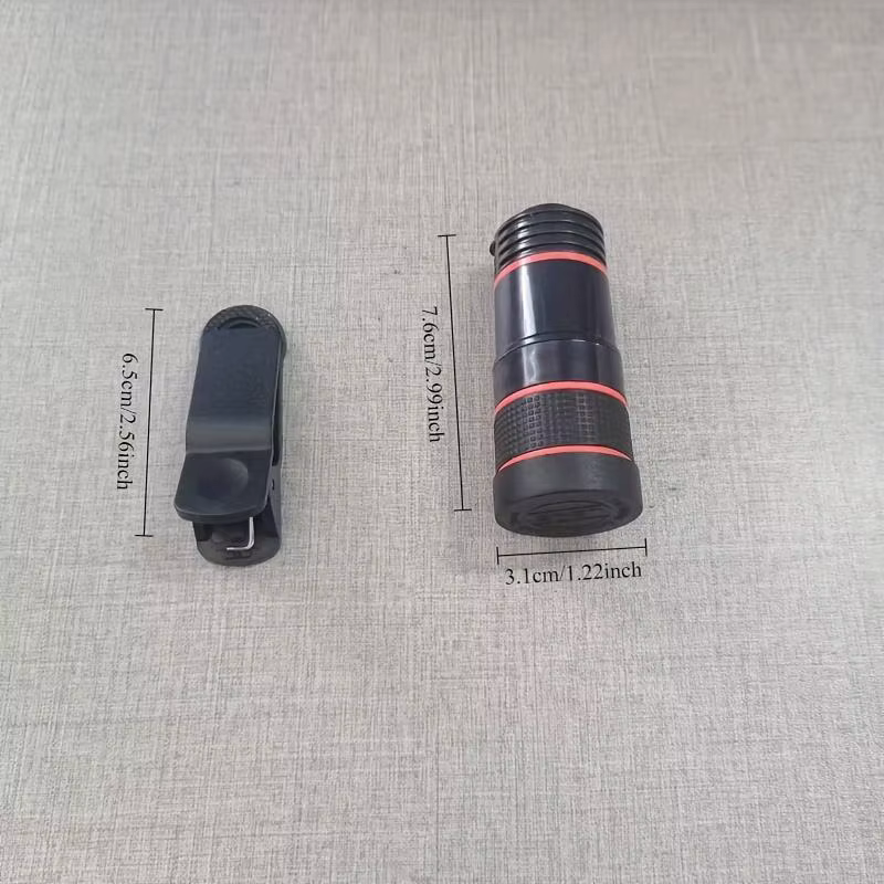 Objectif téléobjectif HD 8x à clipser pour smartphone, zoom portable pour une photographie nocturne 
