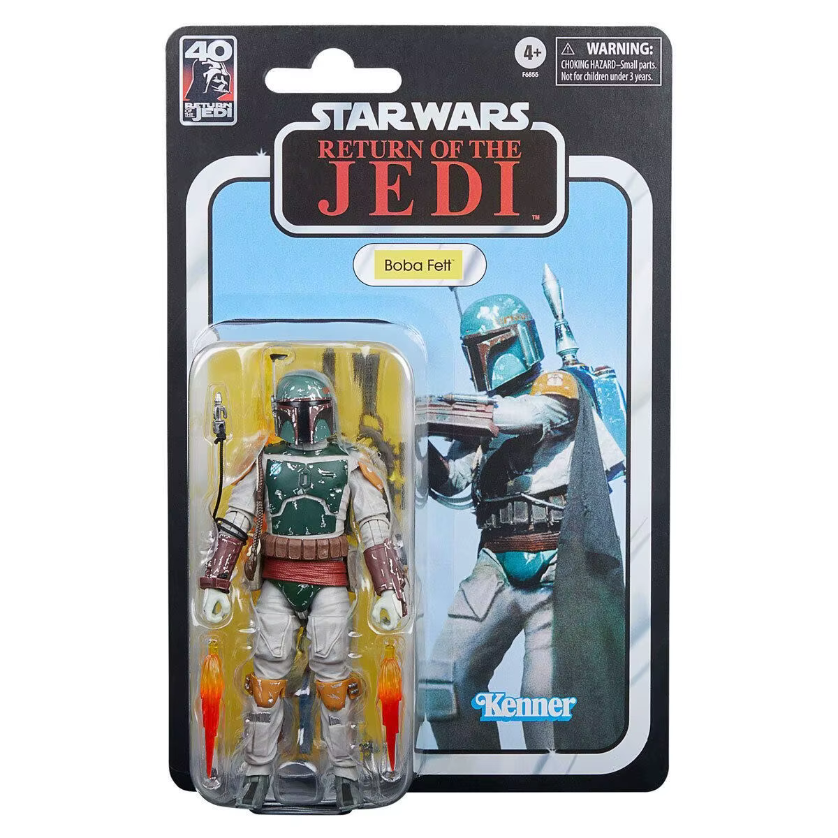 Hasbro Original Boba Fett The Black Series Star Wars Return of The Jedi 40th Anniversary, figurines 