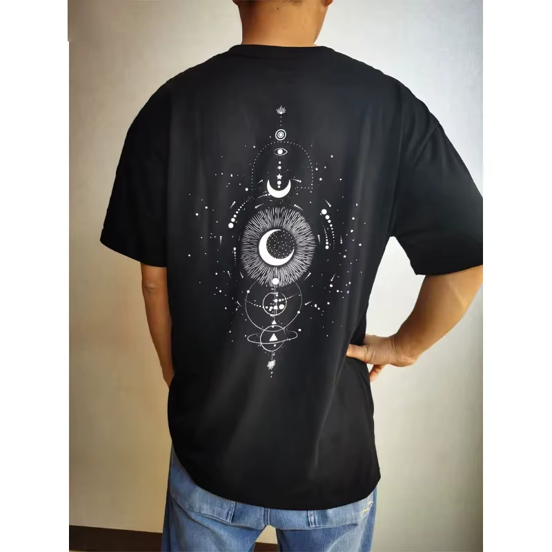 T-shirt ample pour hommes de taille européenne, T-shirt surdimensionné décontracté et confortable po