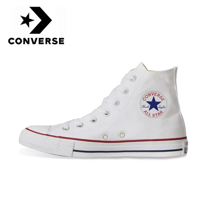2026 Converse Canvas Casual Shoes pour hommes et femmes, noir et blanc, Chuck Taylor All Star, baske