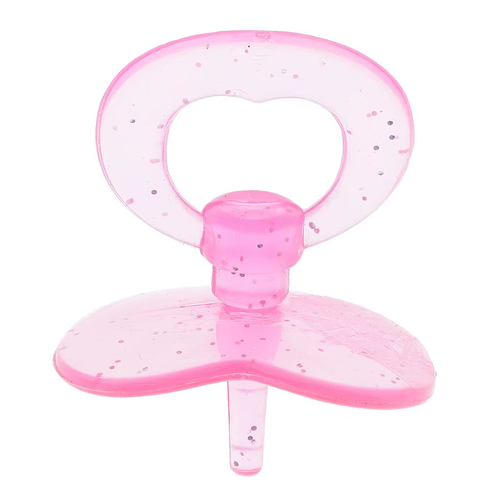 Sucette pour poupée, accessoire de nurserie, ensemble de jouets miniatures en plastique pour maison 