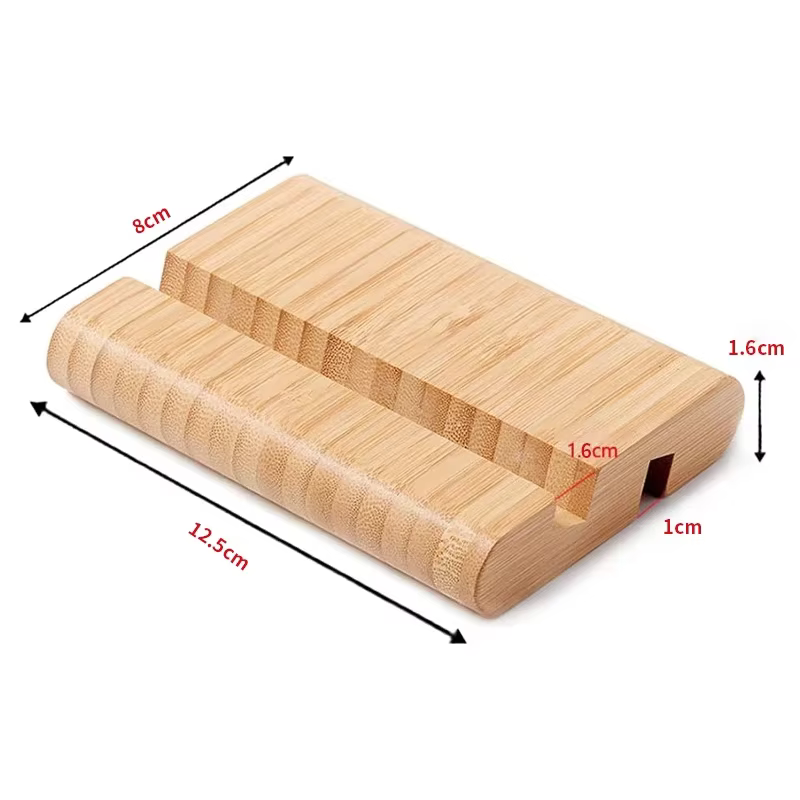 Support de téléphone portable support de tablette en bois pour support de bureau support de tablette