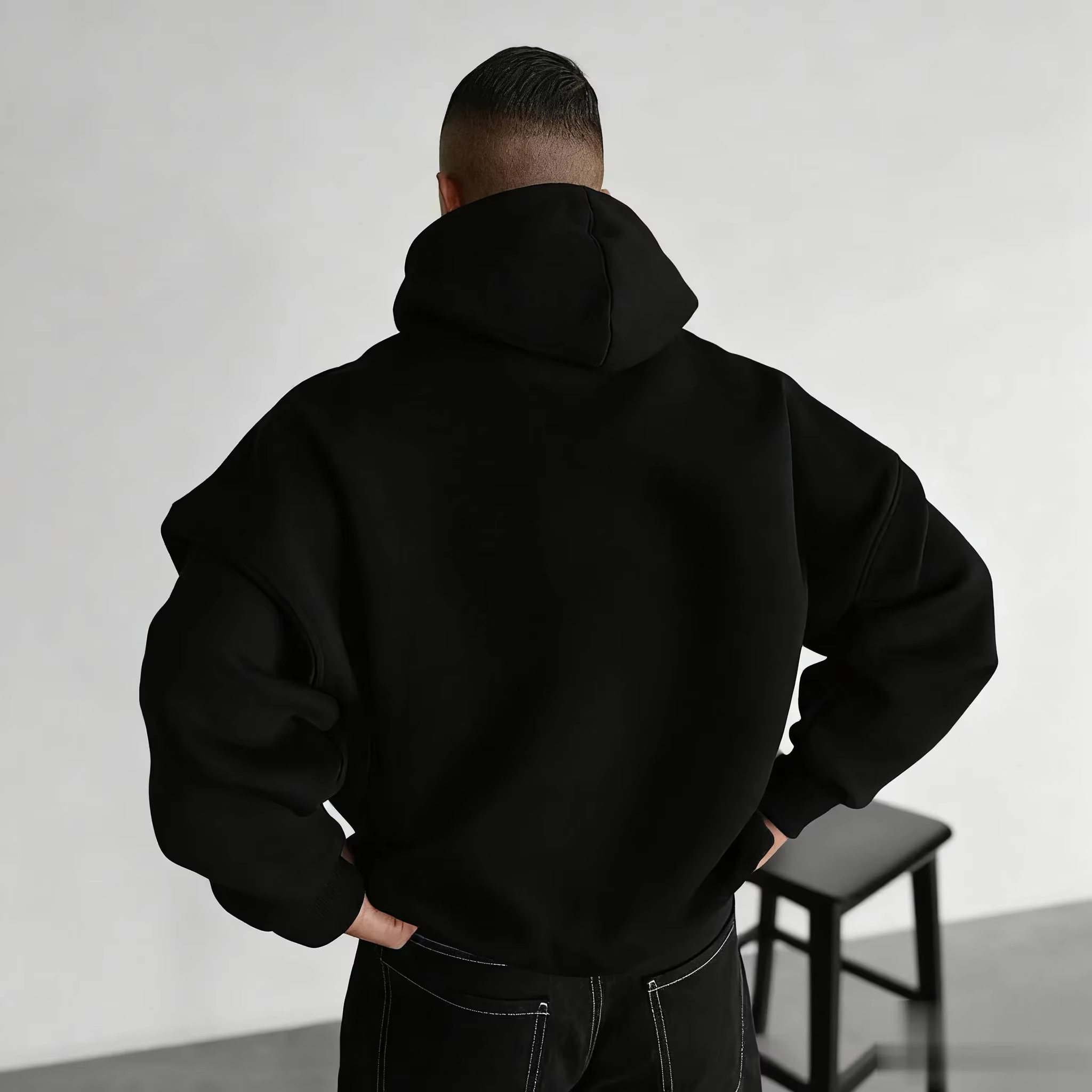 Sweat à capuche une pièce pour hommes et femmes, pull-over, imprimé graphique Luffy, surdimensionné,