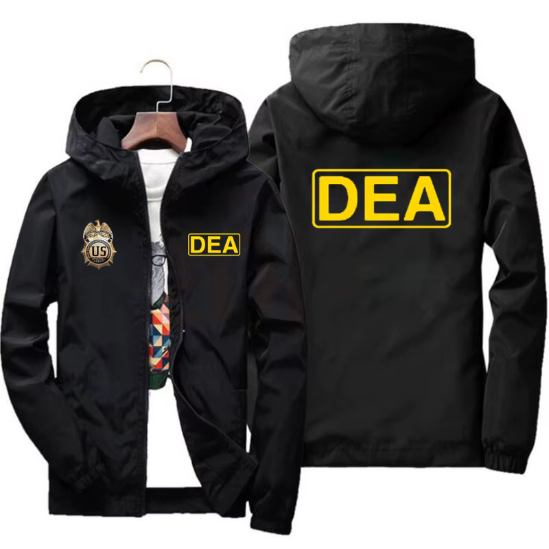 US DEA-Veste à Capuche Respirante pour Homme, Streetwear Confortable, Vêtements d'Extérieur, Couleur