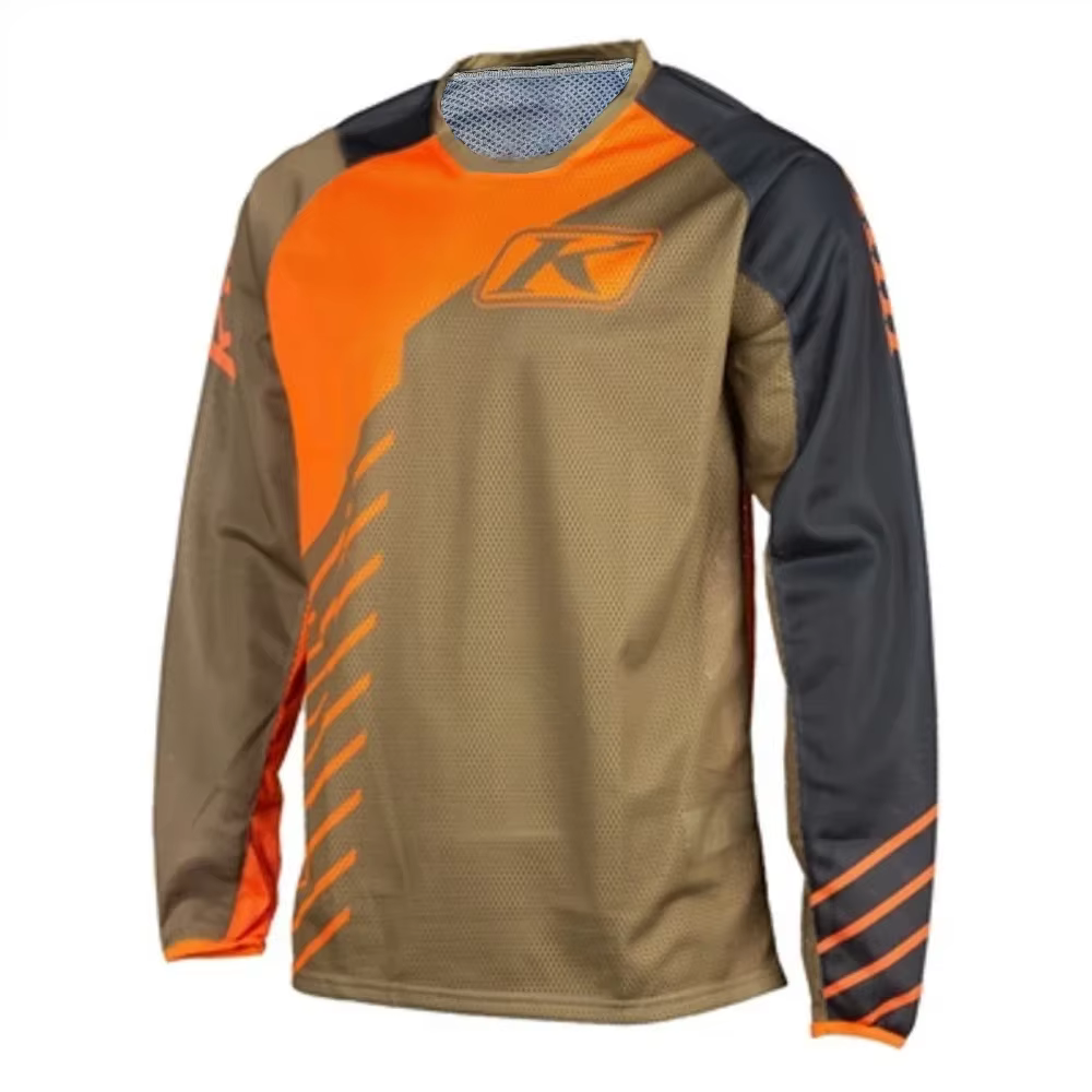 Maillot de Motocross bleu vtt Enduro chemise tout-terrain vêtements de sport de descente T-shirts de
