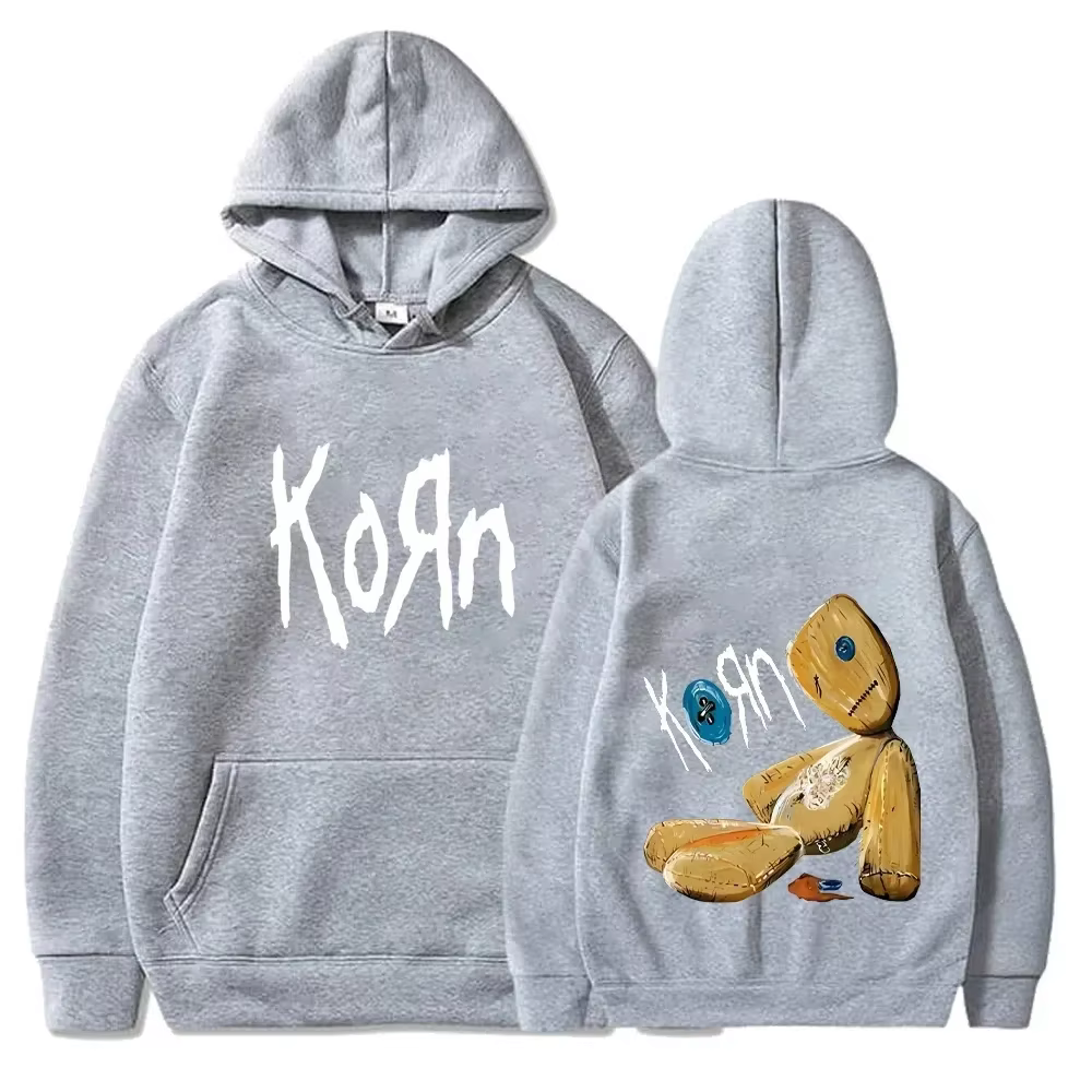 2025 Korn Rock Band sweats à capuche printemps automne pull hommes mode imprimé sweat à capuche ampl