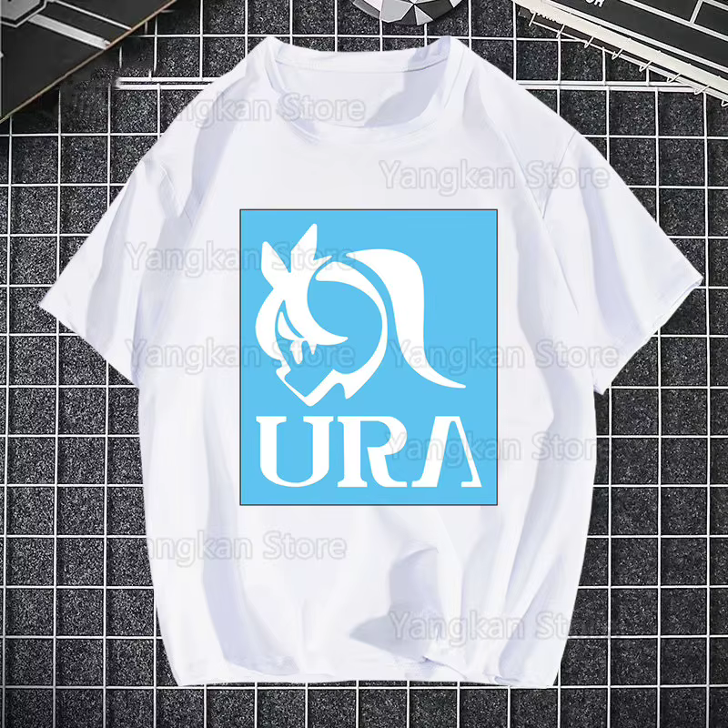 Umamusume Uma Musume T-shirt à manches courtes pour hommes, style décontracté, imprimé, col rond, T-
