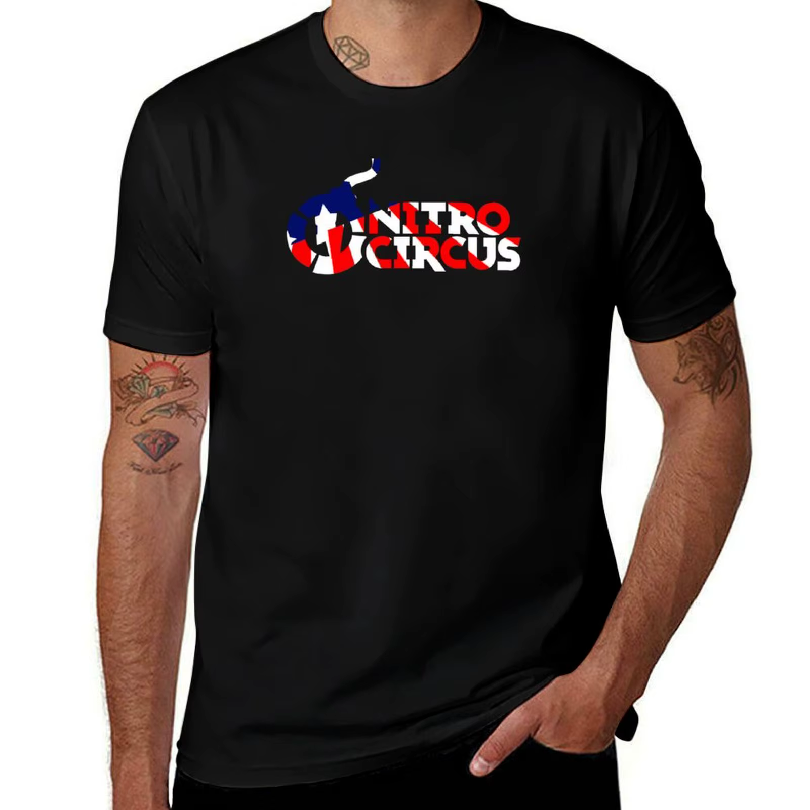 T-shirt classique et décontracté Nitro Circus