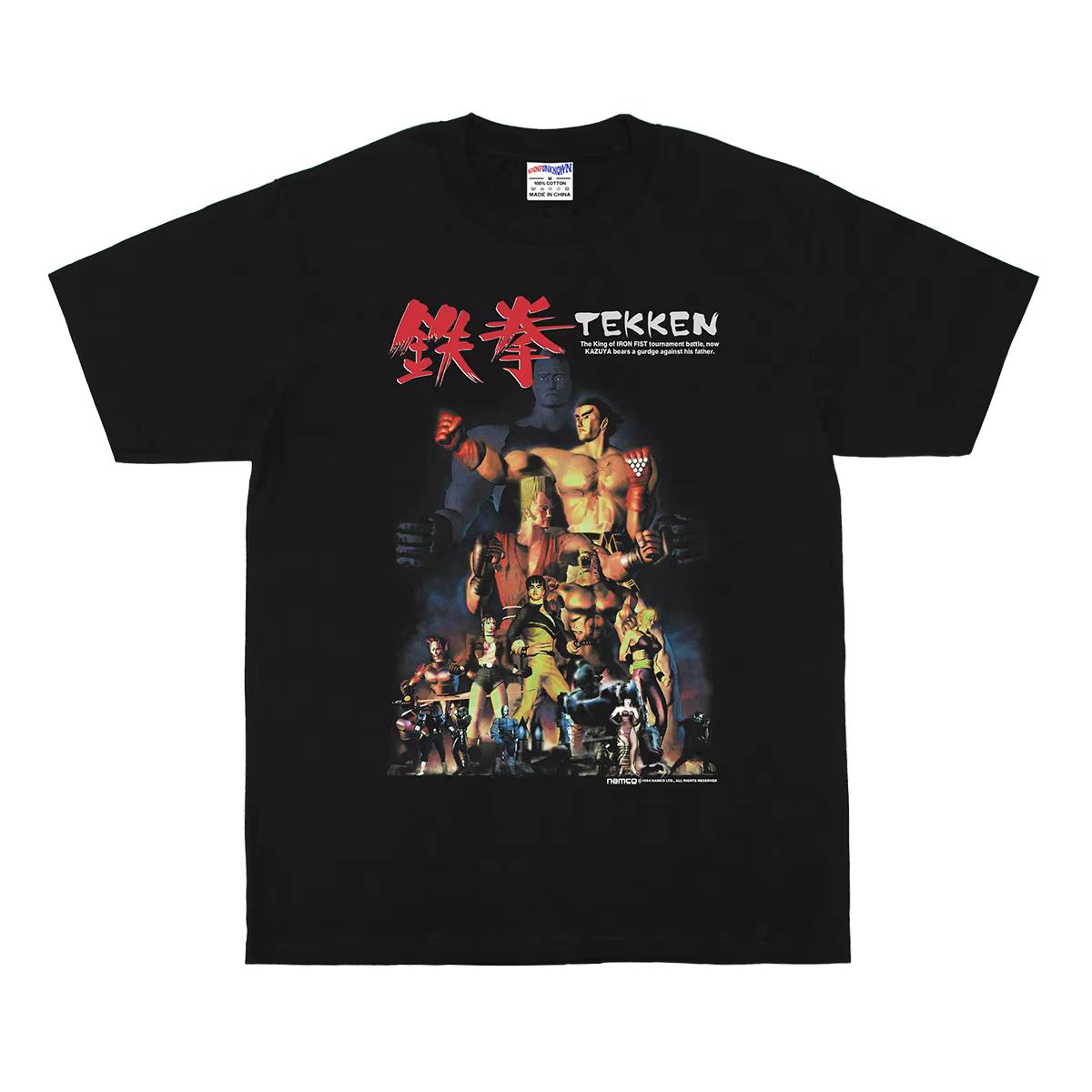 T-Shirt Tekken classique FTG Arcade Fighting Game Combat KOF King Jin, vêtements imprimés à manches 