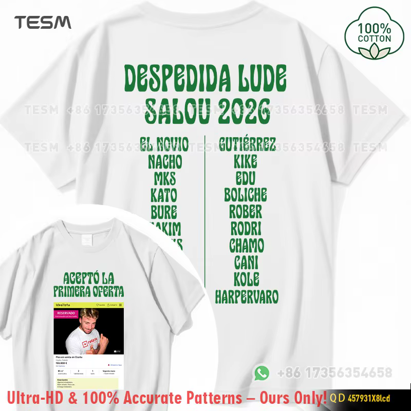 TESM T-shirt rétro en coton pour homme, décontracté à manches courtes, avec impression haute définit