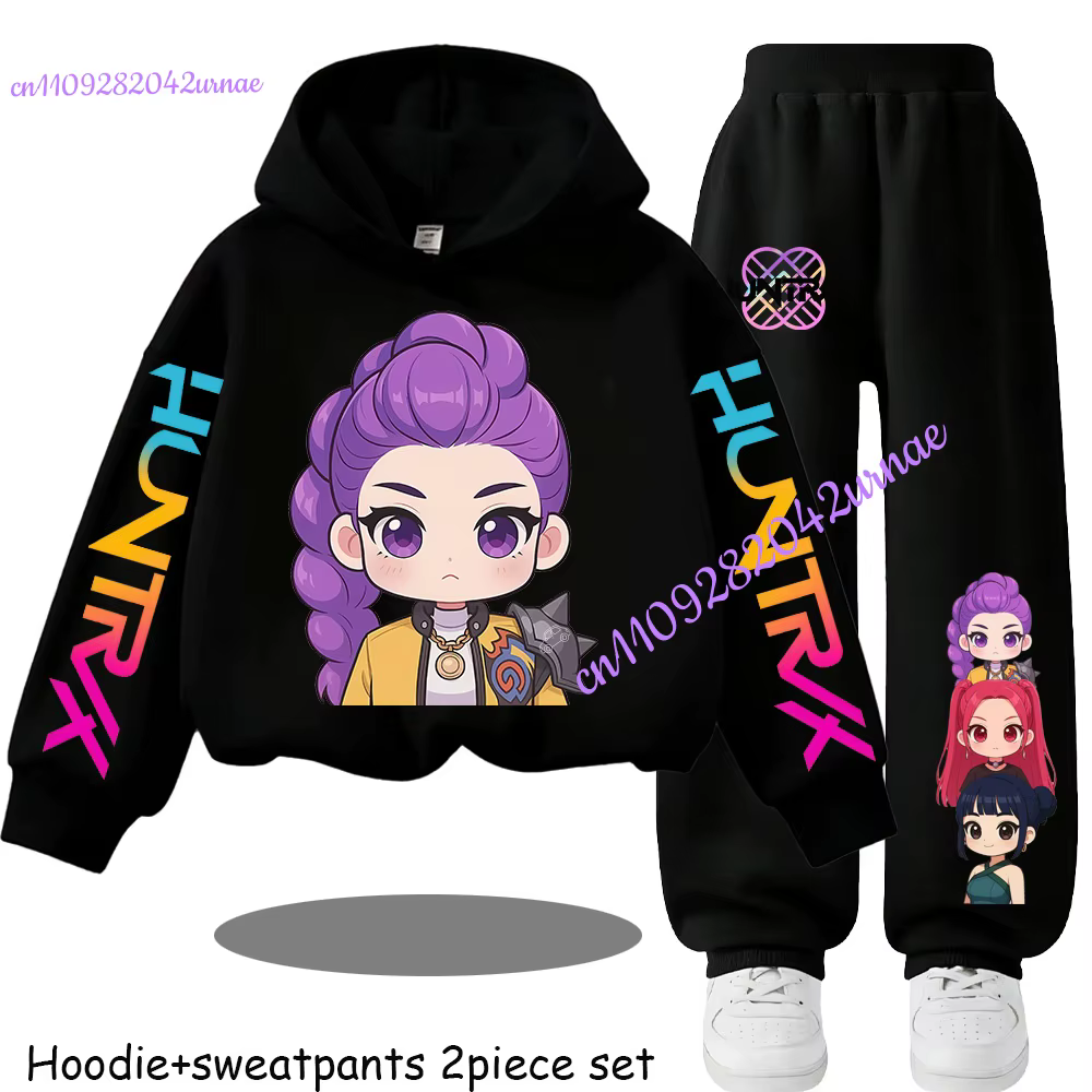 Vêtements pour enfants Ensemble sweat à capuche Zoey pour enfants avec chemise de sport décontractée