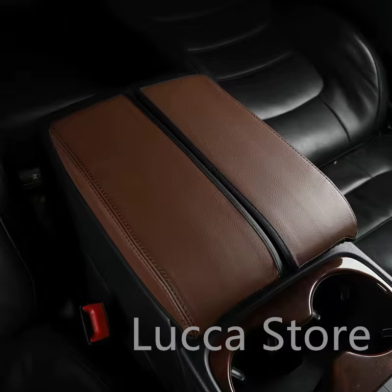 Boîte d'accoudoir central en cuir pour VW, accessoires de protection, manchon de décoration, modific